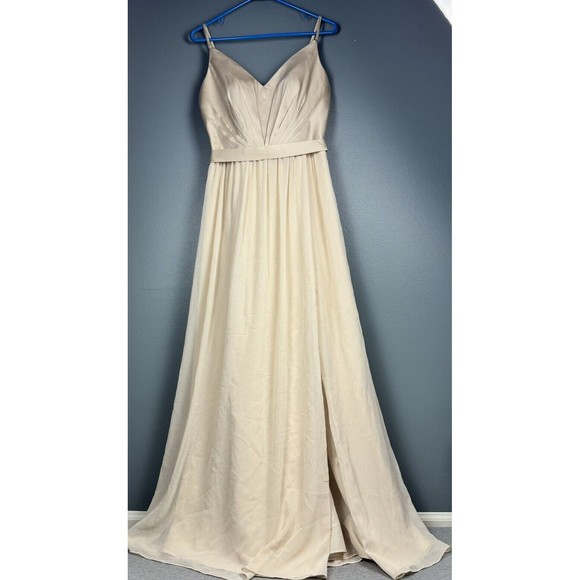 White by Vera Wang Formal Dress Bridesmaid Mother of the Bride Womens 8 Ivory - Picture 1 of 6